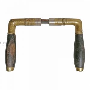 Türdrücker Art Deco Ebenholz Ring Türklinken Tonne 15mm 8er Vk