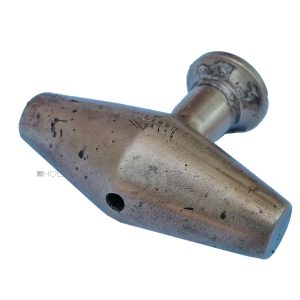 Türknauf alt Messing Biedermeier antik Rhombus 6.5er Vk