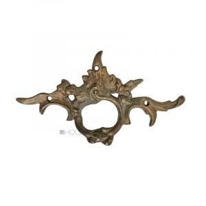 Schubladengriff antik Bronze alt Neo Barock Möbel 12cm