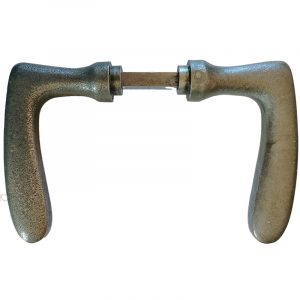 Türdrücker Haustür 1920er alt Türklinken 940gr. 19.7mm 10er Vk