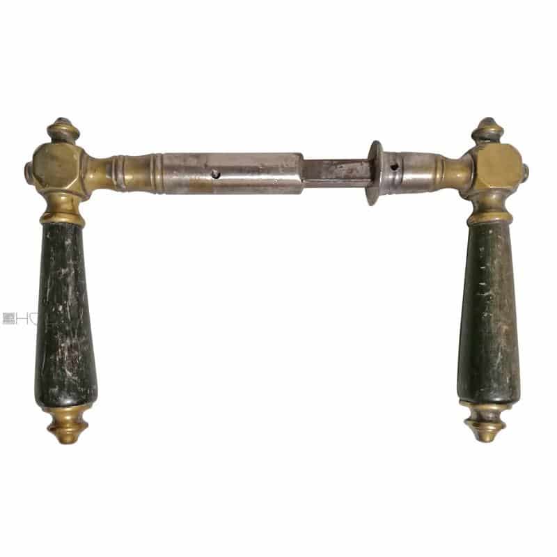Kastenschloss Türdrücker antik Würfel Türklinken alt 14.8mm 8.5er Vk