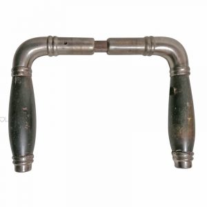 Türdrücker Art Deco Stahl Horn Türklinken alt 14.9mm 8er Vk
