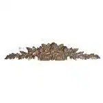 Supraporte Schrank Bronze feuervergoldet Rosen 37cm