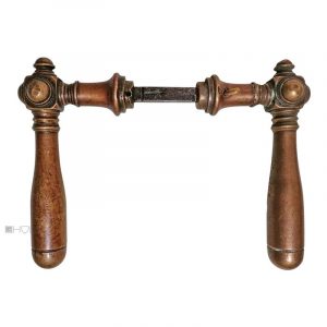 Türdrücker antik Würfel Säule prächtige Türklinken alt 17mm 9er Vk