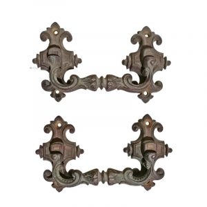 Truhengriffe antik Klaviergriffe alt Bronze Ziergriffe 16.5cm