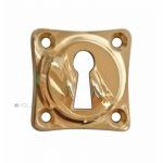 Schlüsselschild Bauhaus Avantgarde Messing Tür 39mm