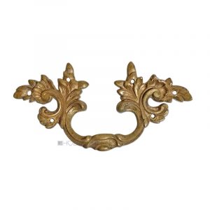 Schubladengriff antik Messing alt Neo Barock Möbel 15cm