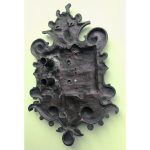 Tür Haus Bronze Klingelschild antik Engel Zwerg alt 20.5cm
