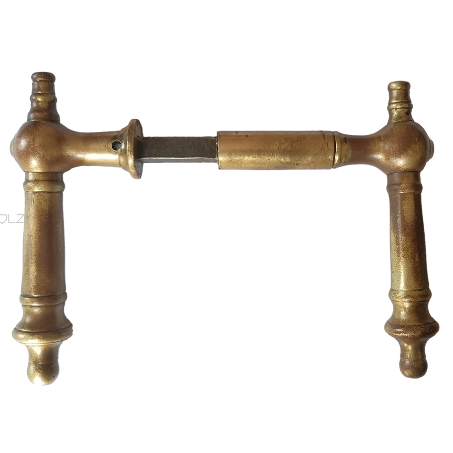 Türdrücker Kastenschloss antik Kugel polygon Gründerzeit 13.8mm 8er Vk