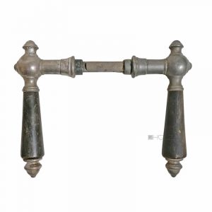 Türdrücker antik Kugel Zink Türklinken alt geteilter 10 Vk