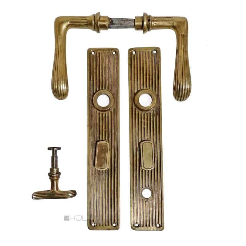 Art Deco Tür Drückergarnitur alt Avantgarde Türklinken 10er Vk 72mm Art Deco Tür Drückergarnitur alt Avantgarde Türklinken 10er Vk 72mm
