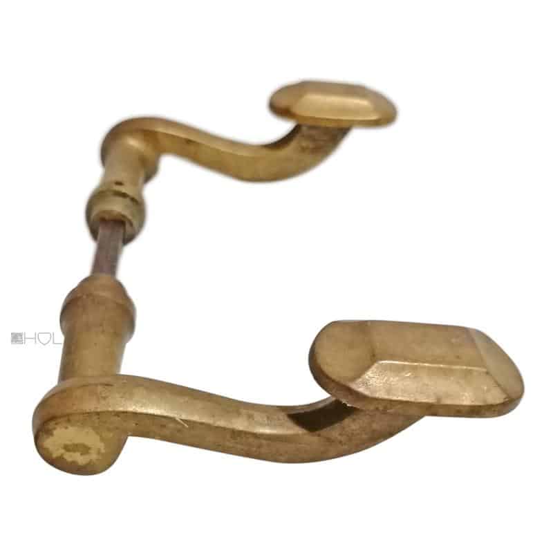 Jugendstil Türdrücker Posthorn Türdrücker Bronze alt 16.5mm 8er Vk