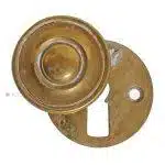 Schlüsselrosette Art Deco Bauhaus Tür Schlüsselschild rund 41mm