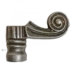 Vorreiber antik Fensterreiber Fensterriegel alt Volute 17mm