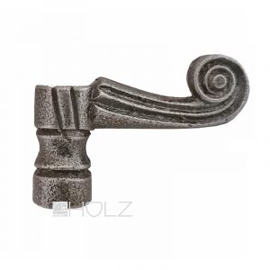 Vorreiber antik Fensterreiber Fensterriegel alt Volute 55mm 17