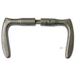 Türdrücker 1920 Eisen Avantgarde alt Bananen Türklinken 18mm 8er Vk