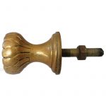Türknauf antik Blüte Ziehgriff Tür alt 37mm 230gr.