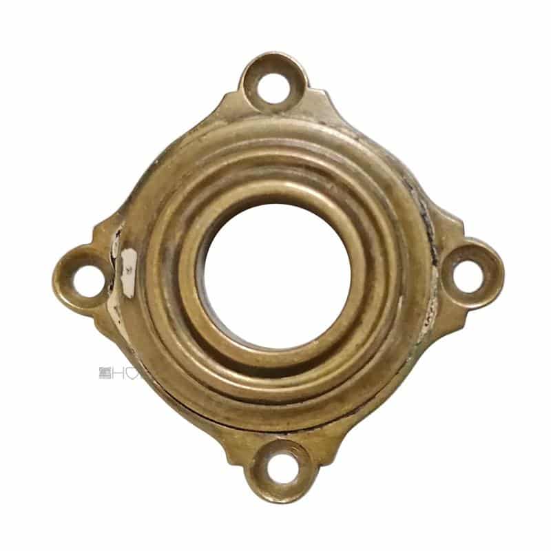 Drückerrosette antik Messing alt Rosette Türdrücker 17.3mm