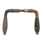 Türdrücker alt Türklinke Art Deco Messing Holz 15.3mm 8er Vk