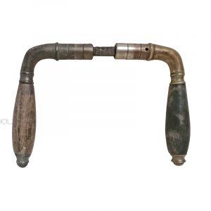 Türdrücker alt Türklinke Art Deco Messing Holz 15.3mm 8er Vk