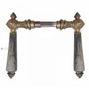 Türdrücker antik prächtig Würfel Türklinken alt 17.3mm 9er Vk