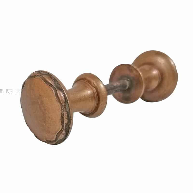 Türknauf Garnitur Jugendstil Art Deco alt Ziehgriffe 43mm