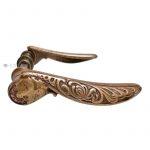 Türdrücker Jugendstil alt Mohn Türklinken floral 16.5mm 9er Vk