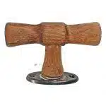 Fensterolive Bauhaus Fenstergriff alt Holz 43mm