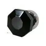 Möbelknopf Glas schwarz Art Deco alt Möbelknauf Möbelgriff 22mm
