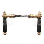 Türdrücker antik Kugel alt Ebenholz Türklinken 17mm 9er Vk