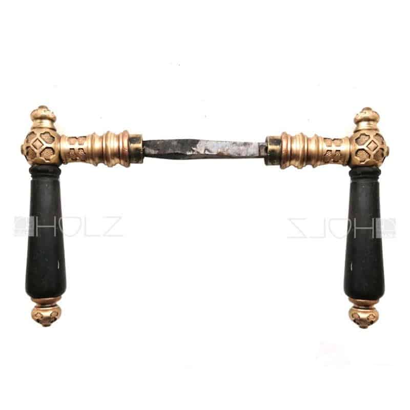 Türdrücker antik Kugel alt Ebenholz Türklinken 17mm 9er Vk