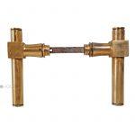 Türdrücker Stab Würfel Türklinken Messing 15mm 8er vk