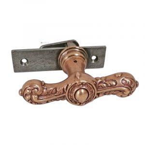 Fensterolive antik neo barock prächtig Fenstergriff alt Einreiber
