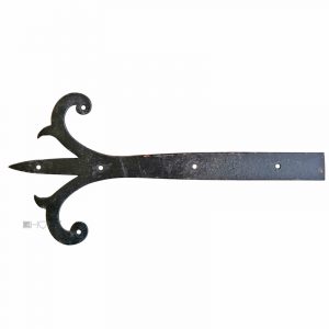 Langband antik Stahl schwarz Türband Anschweißband 37cm