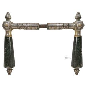 Türdrücker antik Würfel vernickelt alt Türklinken 15.3mm 8er Vk