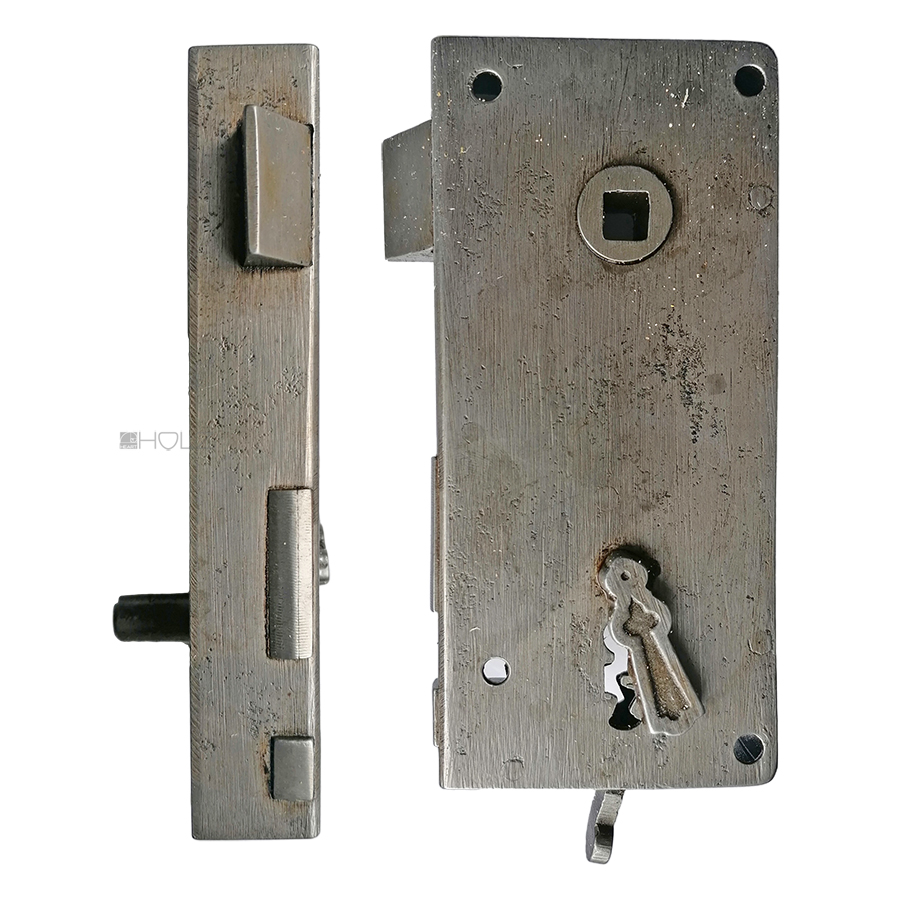 Tür Kastenschloss antik hochstehend alt links 40/9/87