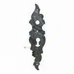 Langschild Kurzschild antik Eisen geschnitten alt 69mm