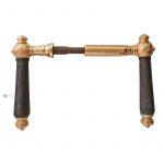 Türdrücker Kastenschloss antik Kugel Messing Türklinken Gewinde