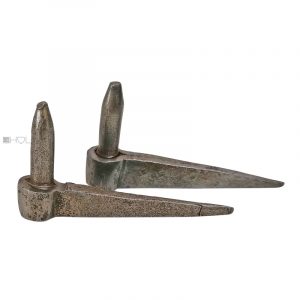 Stützkloben Türband Torband Eisen alt geschmiedet Türkloben Paar 14mm