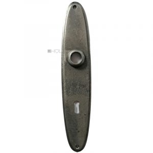 Langschild antik Eisen oval alt groß 53x264-18.1x78mm