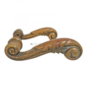 Türdrücker antik Bronze Volute alt Türklinken 17.9mm 9er Vk