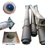 Säule antik Stallsäule Industrie Landwirtschaft alt Gusseisen 3.19m