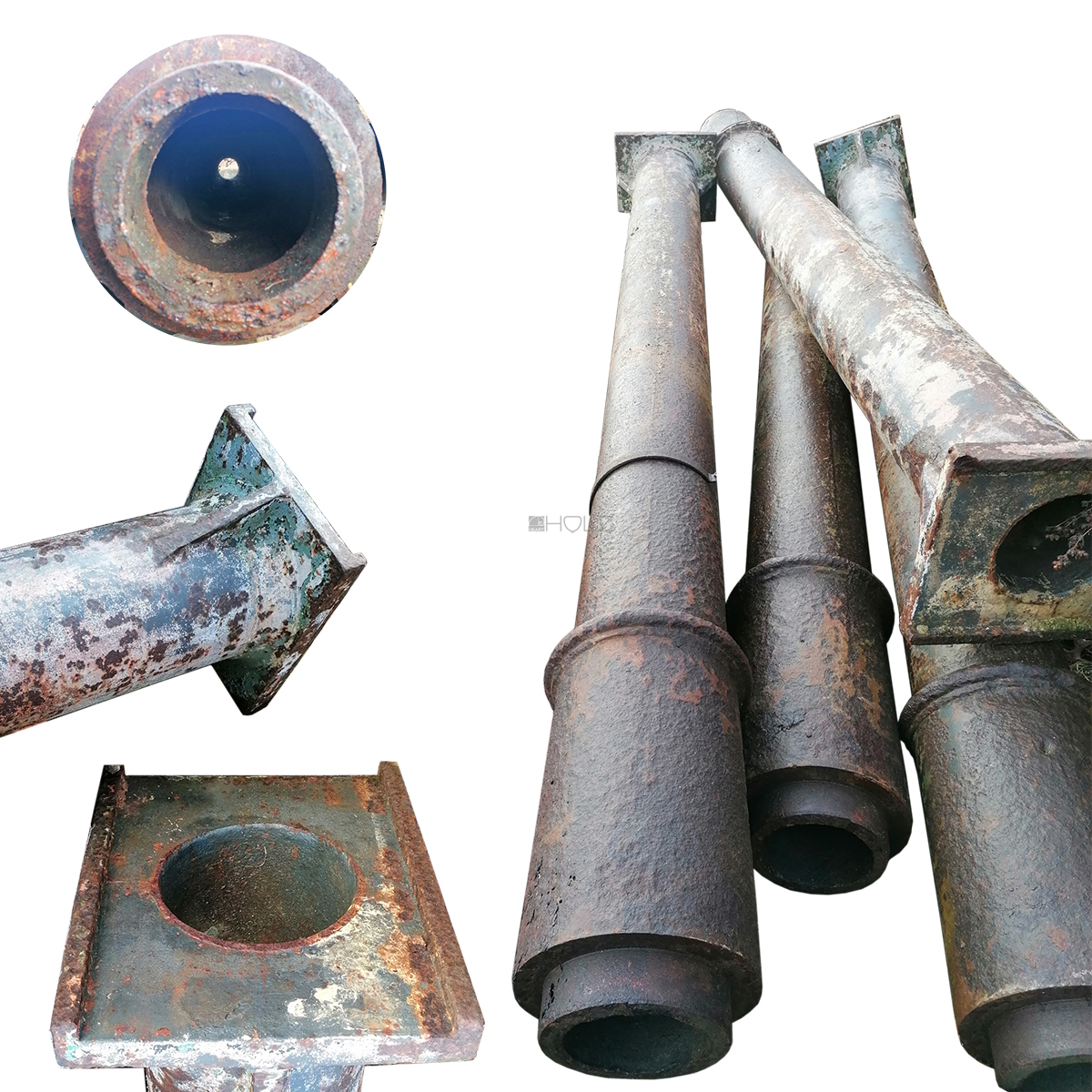 Säule antik Stallsäule Industrie Landwirtschaft alt Gusseisen 3.19m