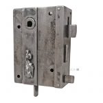 Kastenschloss antik Stahl Eichel alt Türdrücker Tür links 55/10/80