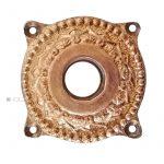 Tür Drückerrosette antik Perlen Kranz alt Türdrücker Rosette 17.2mm