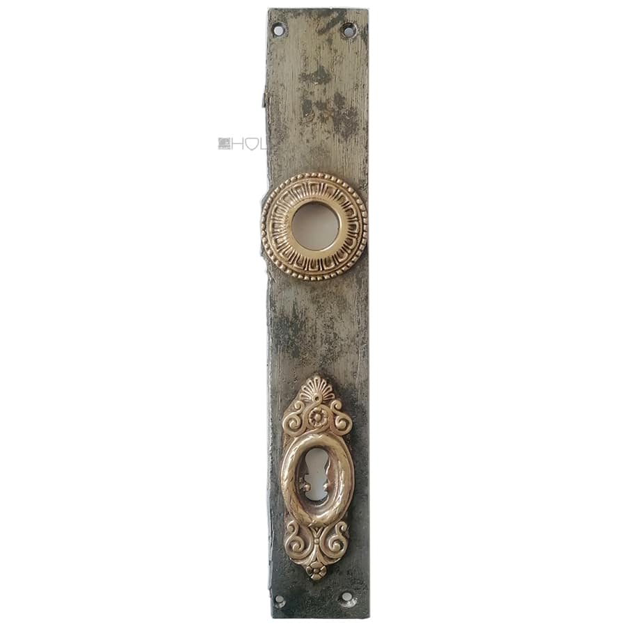 Langschild antik Haustür alt Einstemm 22.7mm 113