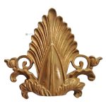 Möbel antik Bronze Krone Palmette Aufsatz 10cm