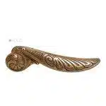 Türdrücker Jugendstil alt Türklinke floral 16.6mm 10er Vk links
