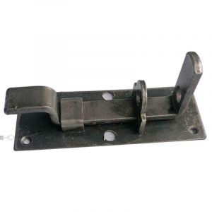 Knopfriegel Schieberiegel Türriegel Tor alt Tür 17cm gekröpft