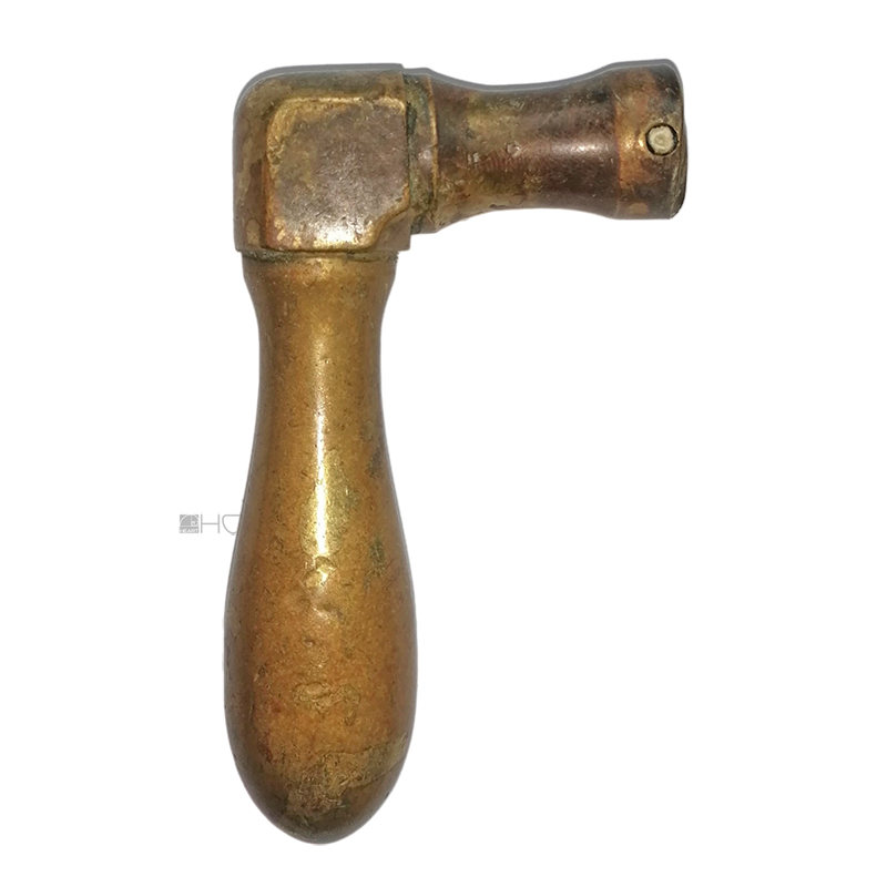 Türdrücker Kastenschloss antik Biedermeier Würfel Birne alt 8er Vk